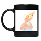 Кружка цветная UV-DTF