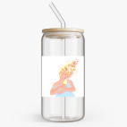 Банка с бамбуковой крышкой