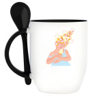 Кружка с ложкой