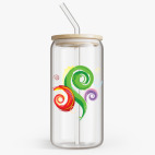 Банка с бамбуковой крышкой