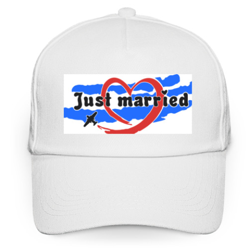 Кепка бейсболка Just Married (на свадьбу)