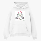 Толстовка худи оверсайз