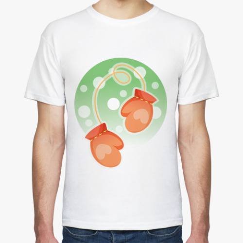 Футболка с принтом Варежка