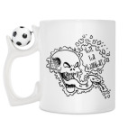 Кружка с футбольным мячиком