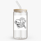 Банка с бамбуковой крышкой