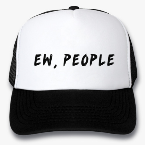 Кепка-тракер с принтом Ew, people