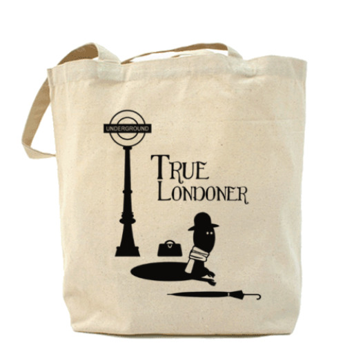 Сумка шоппер с принтом True Londoner