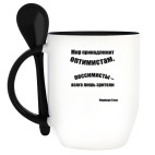 Кружка с ложкой