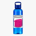 Прозрачная спортивная бутылка