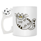 Кружка с футбольным мячиком