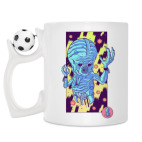 Кружка с футбольным мячиком