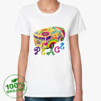 Женская футболка органик