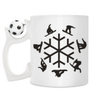 Кружка с футбольным мячиком