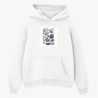 Толстовка худи оверсайз