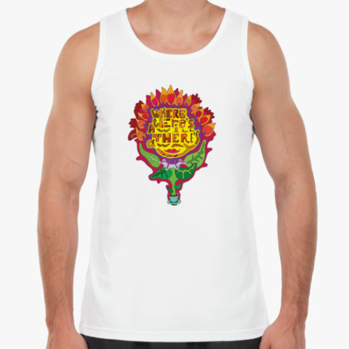 Майка с принтом  'Было бы желание...'