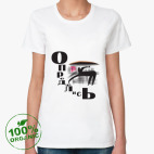 Женская футболка органик