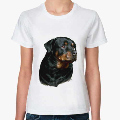 Классическая футболка   Ротвейлер