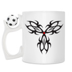 Кружка с футбольным мячиком