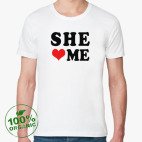 Мужская футболка органик