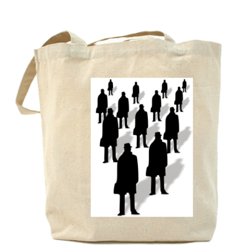 Сумка шоппер с принтом Клерки ночи