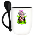 Кружка с ложкой