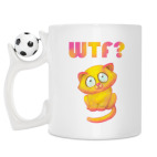 Кружка с футбольным мячиком