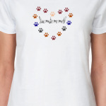 Сердце из лапок и текст