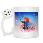 Кружка с футбольным мячиком