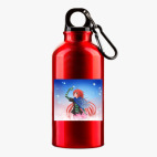 Металлическая бутылка 400 мл UV-DTF