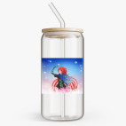 Банка с бамбуковой крышкой