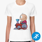 Женская спортивная футболка