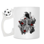 Кружка с футбольным мячиком