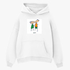 Толстовка худи оверсайз