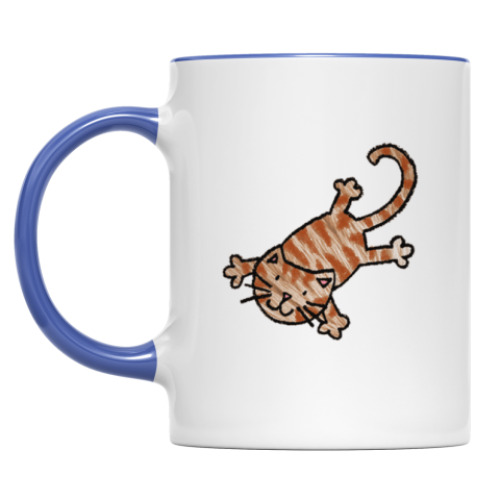 Кружка с принтом Кот