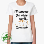 Женская футболка органик