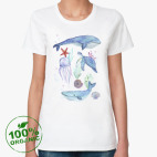 Женская футболка органик