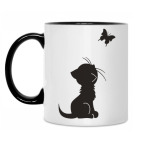 Кружка двухцветная