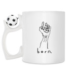 Кружка с футбольным мячиком