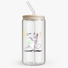 Банка с бамбуковой крышкой