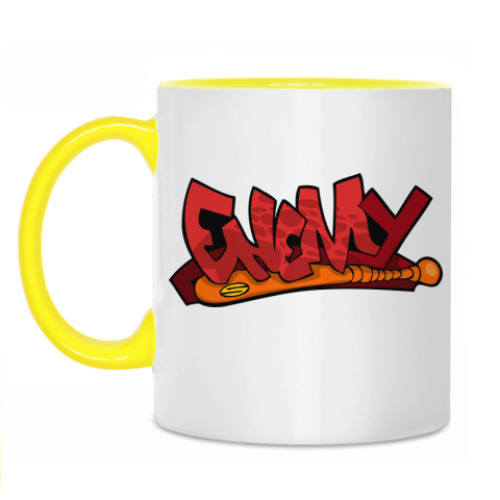 Кружка с принтом Enemy
