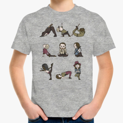 Детская футболка The Walking Dead Йога