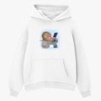 Толстовка худи оверсайз