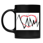 Кружка цветная UV-DTF