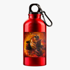 Металлическая бутылка 400 мл UV-DTF