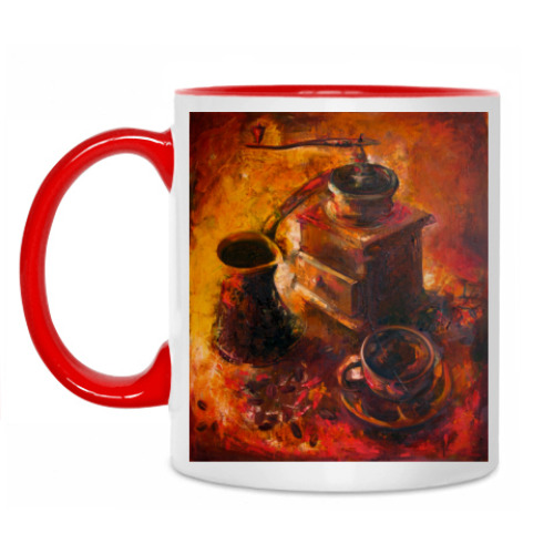 Кружка с принтом Кофе