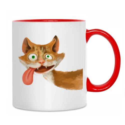 Кружка с принтом Кот