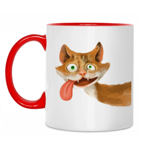 Кружка с принтом Кот