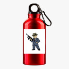 Металлическая бутылка 400 мл UV-DTF