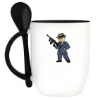 Кружка с ложкой