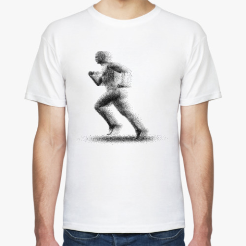 Футболка с принтом Бегун